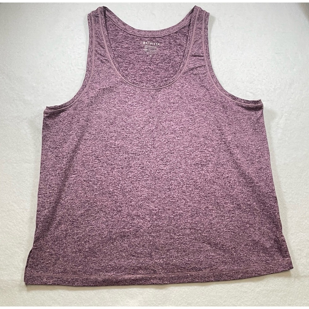 Athleta Uptempo II Tank Top Purple Heather Workout Athletic Women's‎ Medium